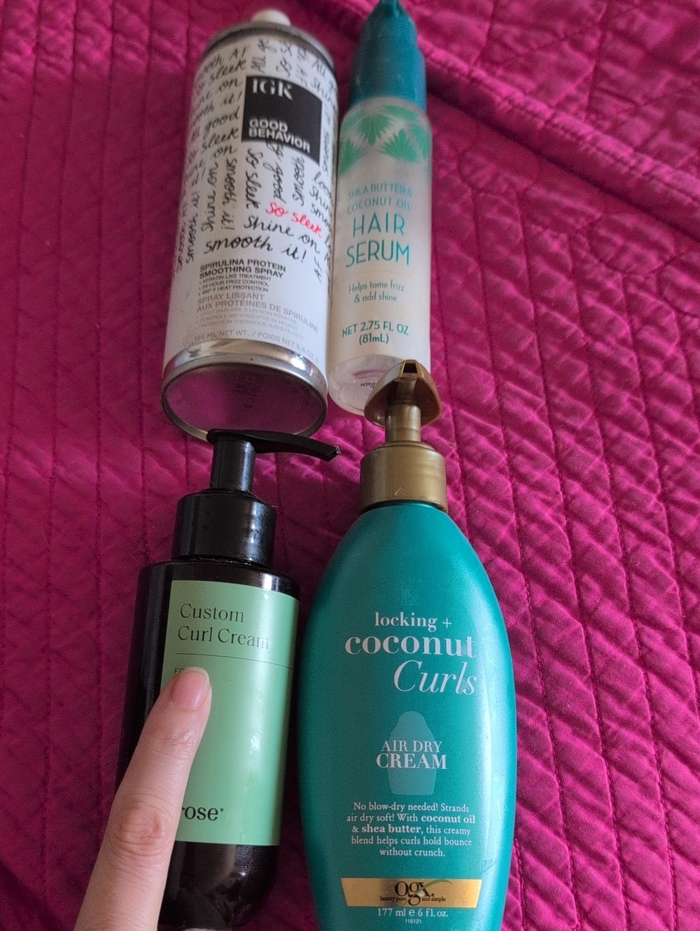 Curl Cream And Anti frizz Bundle